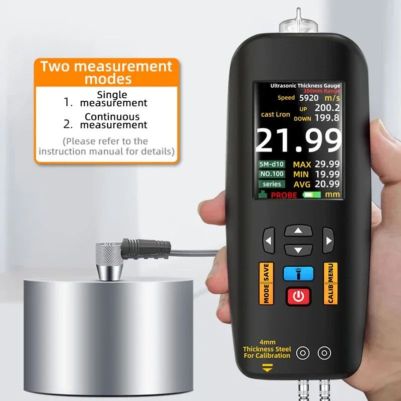BSIDE T7 Ultrasonic Thickness Gauge for Metal & Glass