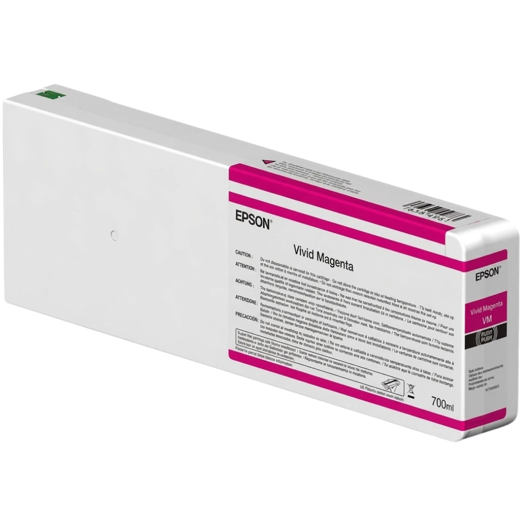 New, Pre-Owned - Epson 700ml UltraChrome HD Vivid Magenta Ink Cartridge, T55K300