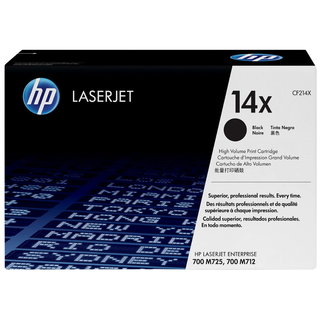 New, Pre-Owned - HP 14X High-Yield Black Laser Toner Cartridge, CF214X