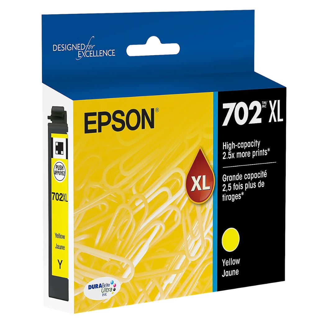 New, Pre-Owned - Epson T702XL Yellow High Yield ( T702XL420-S) Ink Cartridge
