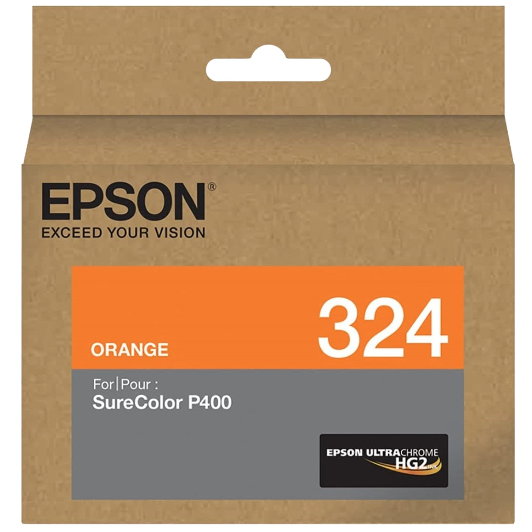 New, Pre-Owned - Epson 324 Orange UltraChrome HG2 Ink Cartridge, T324920