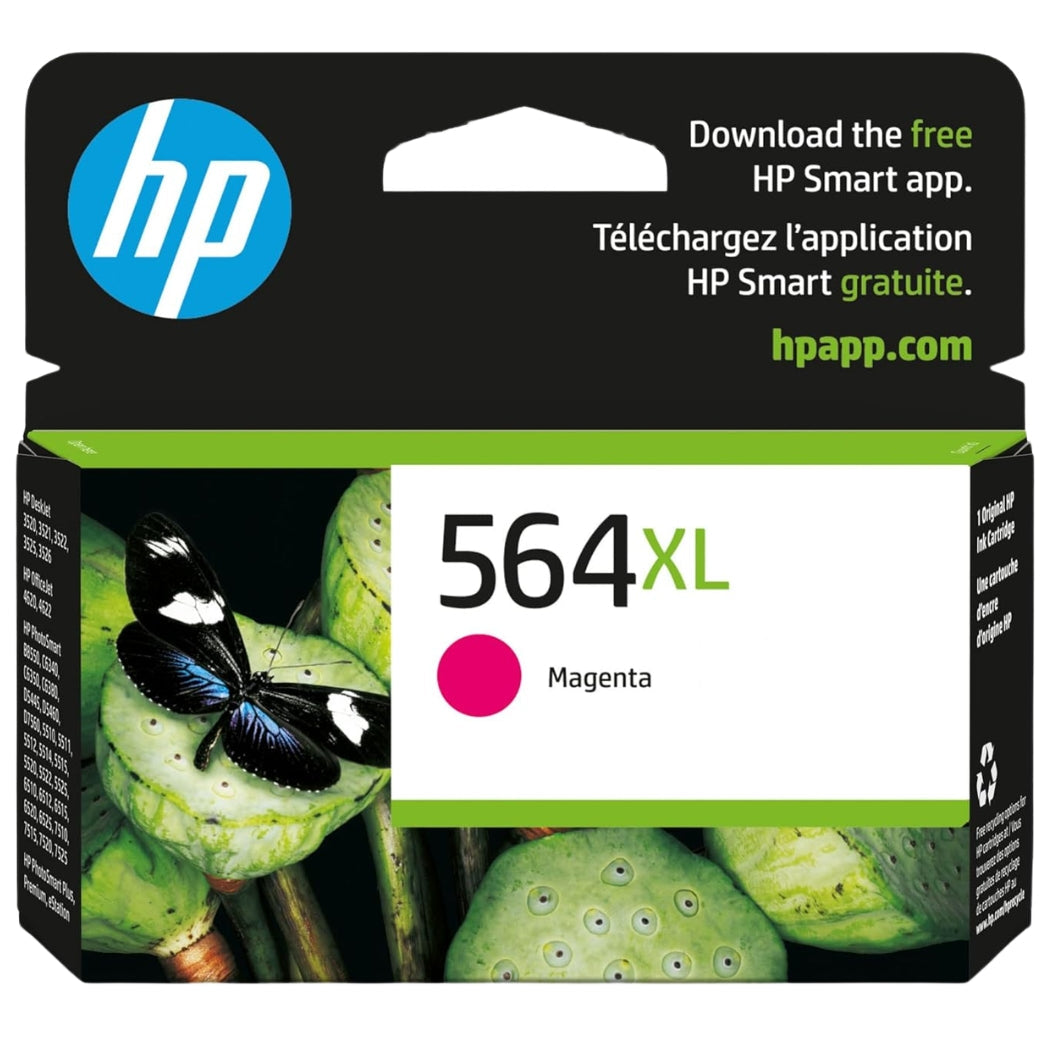 New, Pre-Owned - HP 564XL (CB324WN) Magenta Ink Cartridge