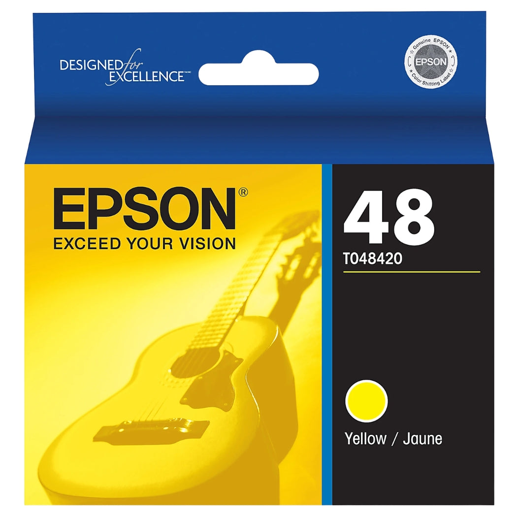 New, Pre-Owned - Epson (T048) Yellow Ink Cartridge, T048420