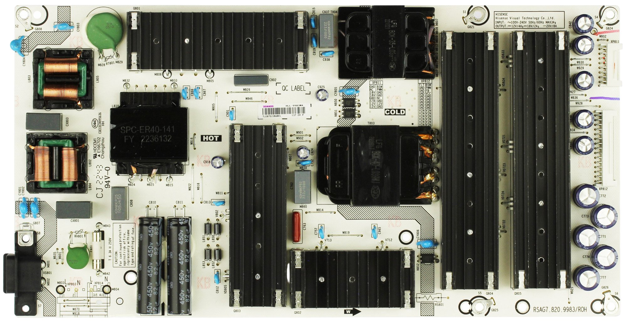 Hisense 304400 Power Supply for 55U7G 55U7H