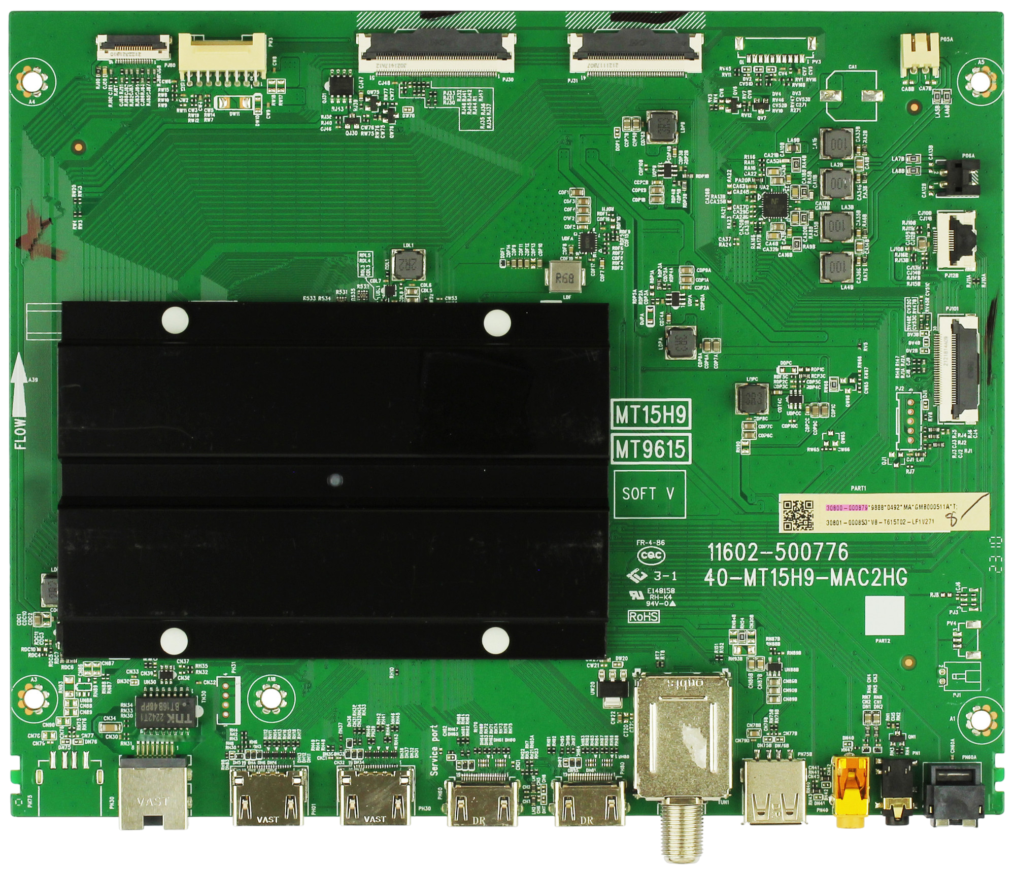 30800-000879 TCL Main Board, 40-MT15H9-MAC2HG, 11602-500776, 65Q750G, 75Q750G, 55Q750G