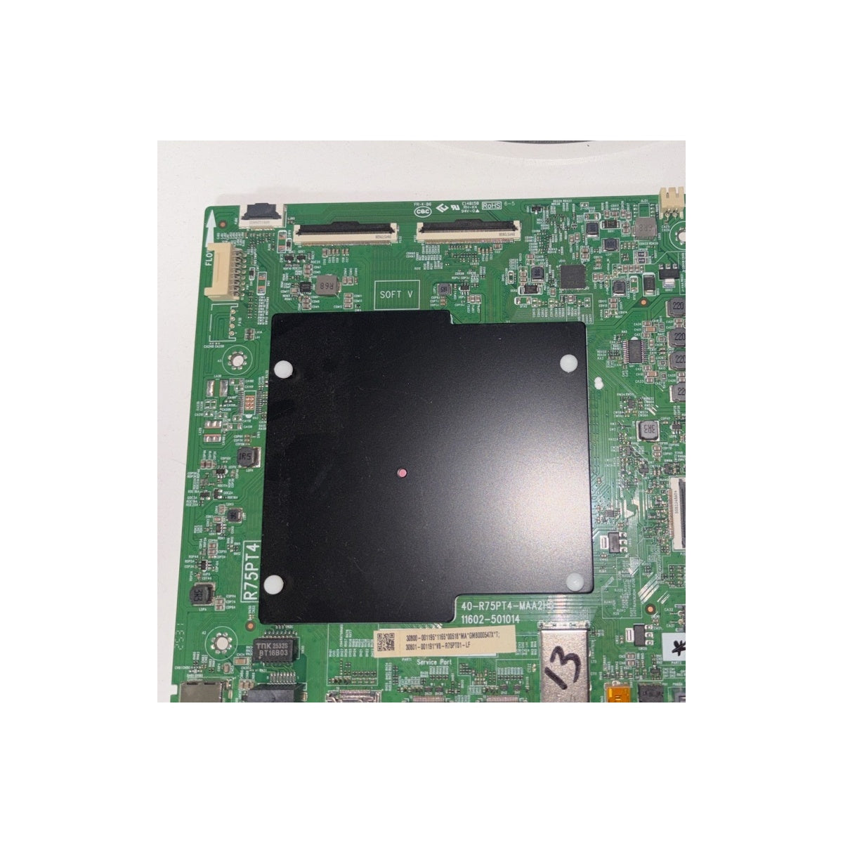 Actual TCL 30800-01195 main board photograph
