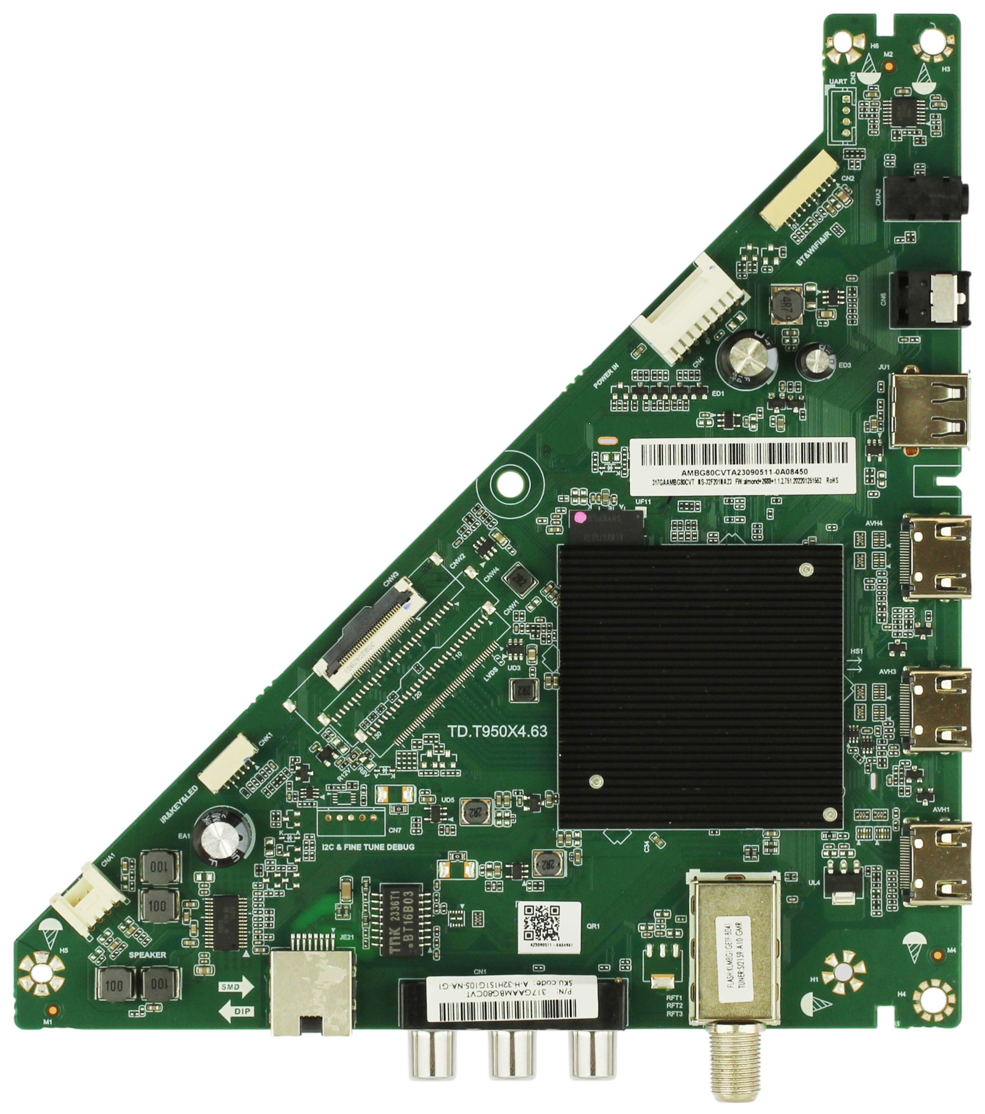 Insignia 317GAAMBG80CVT Main Board for NS-32F201NA23