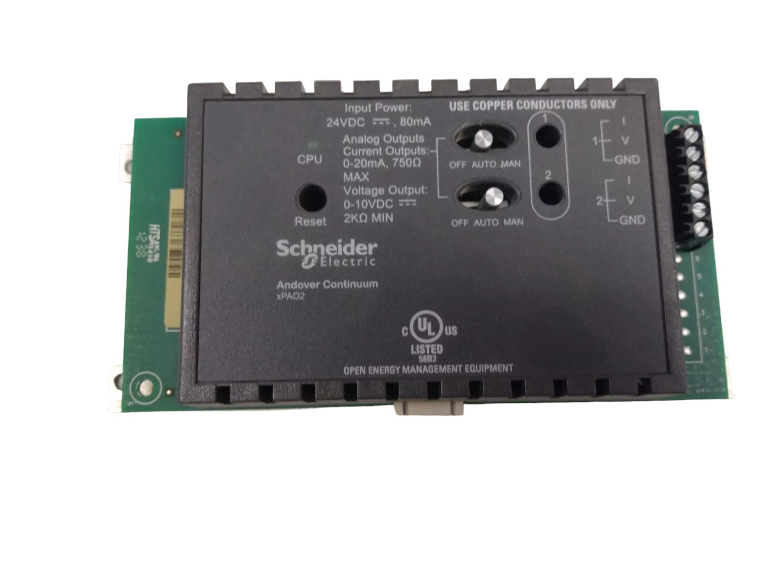 Andover Continuum XPA02 Expansion Module