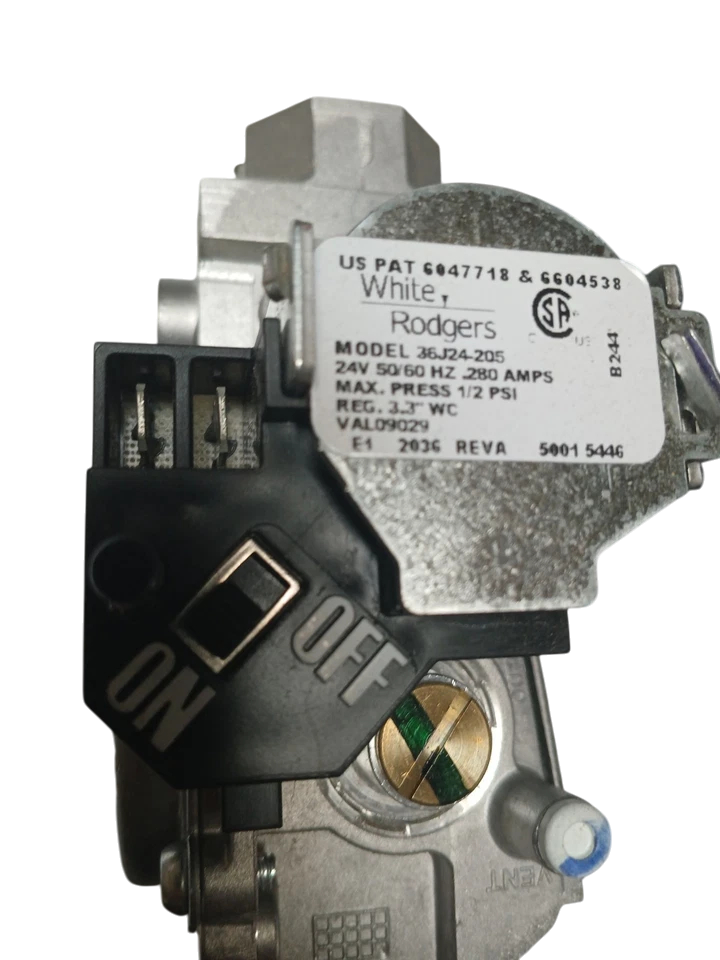 White Rodgers 36G22-254 Gas Valve For Goodman 0151M00013 B1282614 B1282628S
