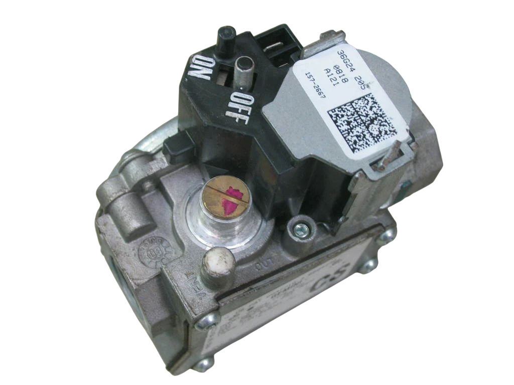 White Rodgers GEMINI 36G24-205 Furnace Gas Valve – Used Tested Working