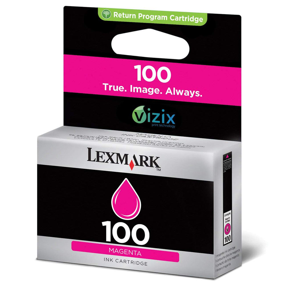 New, Pre-Owned - Lexmark 14N0901 100 Magenta Ink Cartridge