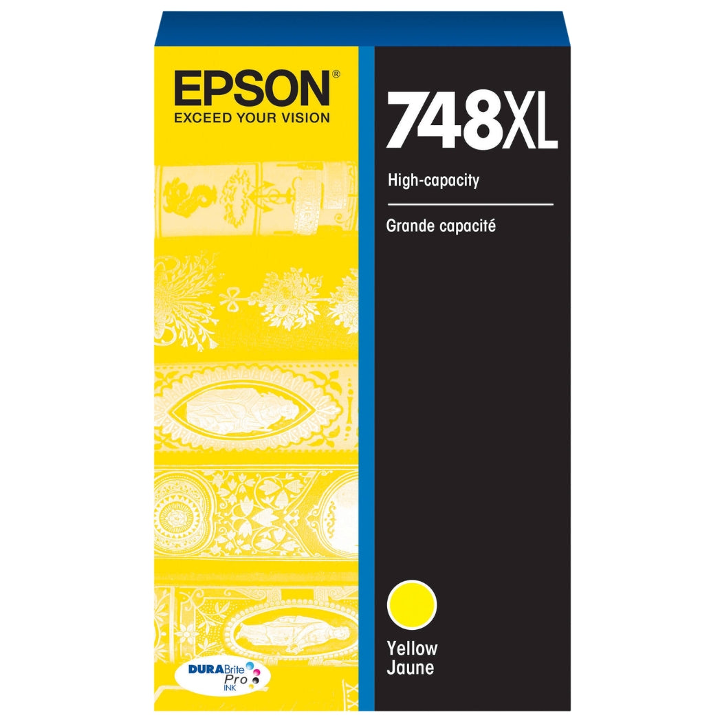 New, Pre-Owned - Epson 748XL High-Yield Yellow DURABrite Pro Ink Cartridge, T748XL420
