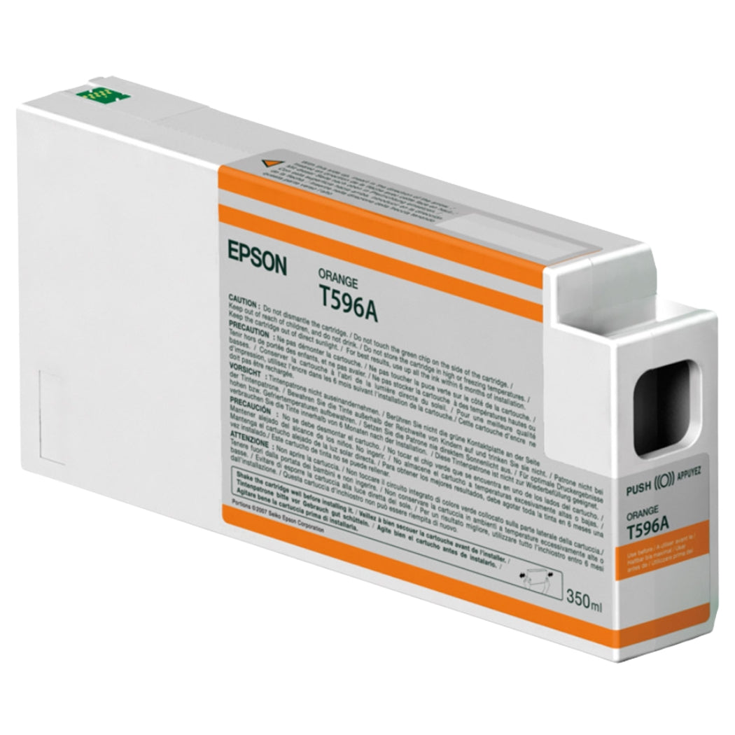 New, Pre-Owned - Epson T596A Orange Ink Cartridge