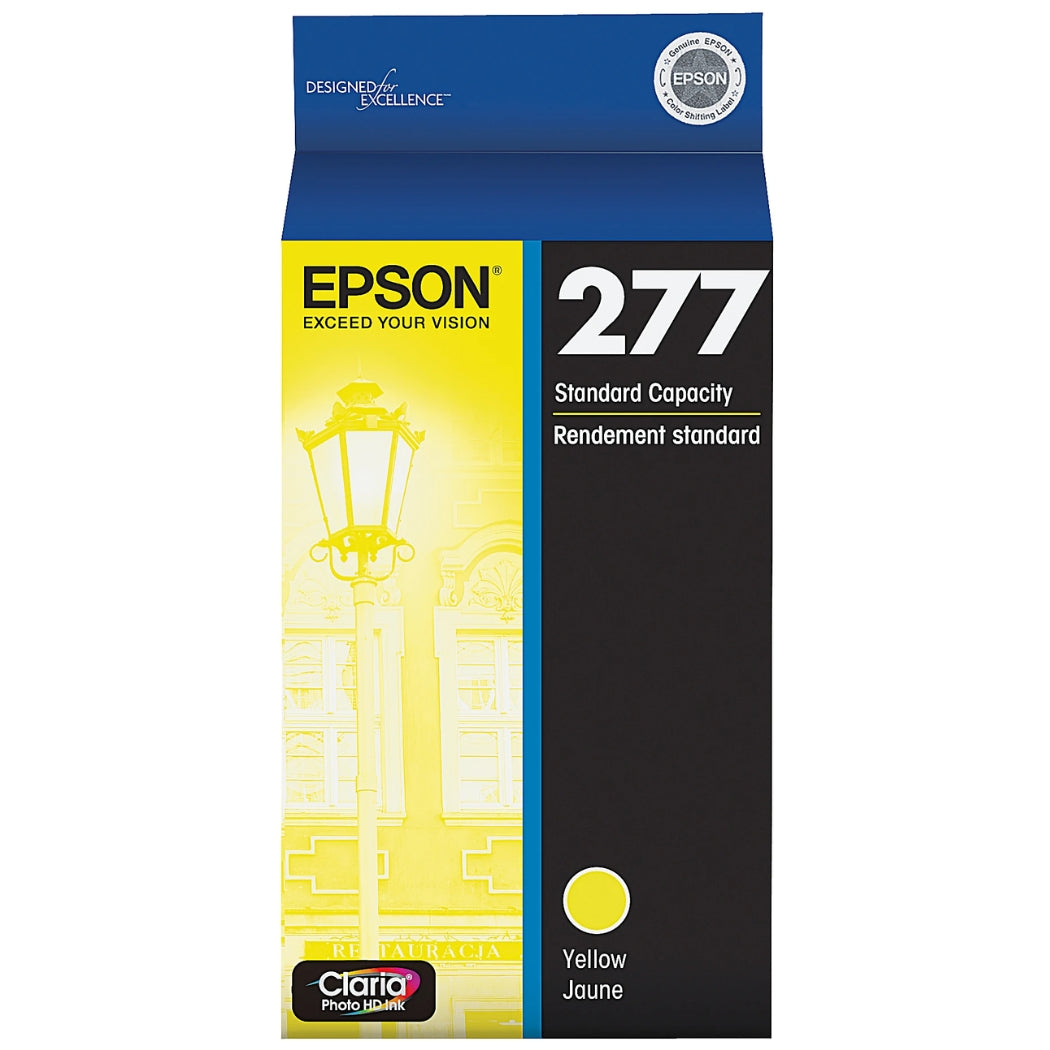 New, Pre-Owned - Epson 277 Standard-Yield Yellow Inkjet Cartridge, T277420-S