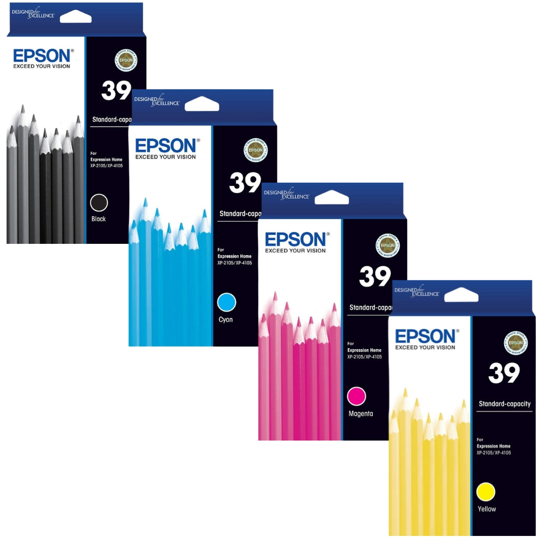 New, Pre-Owned - Epson 39 Standard Yield Tri-Color Ink Cartridge, EP39XLVP