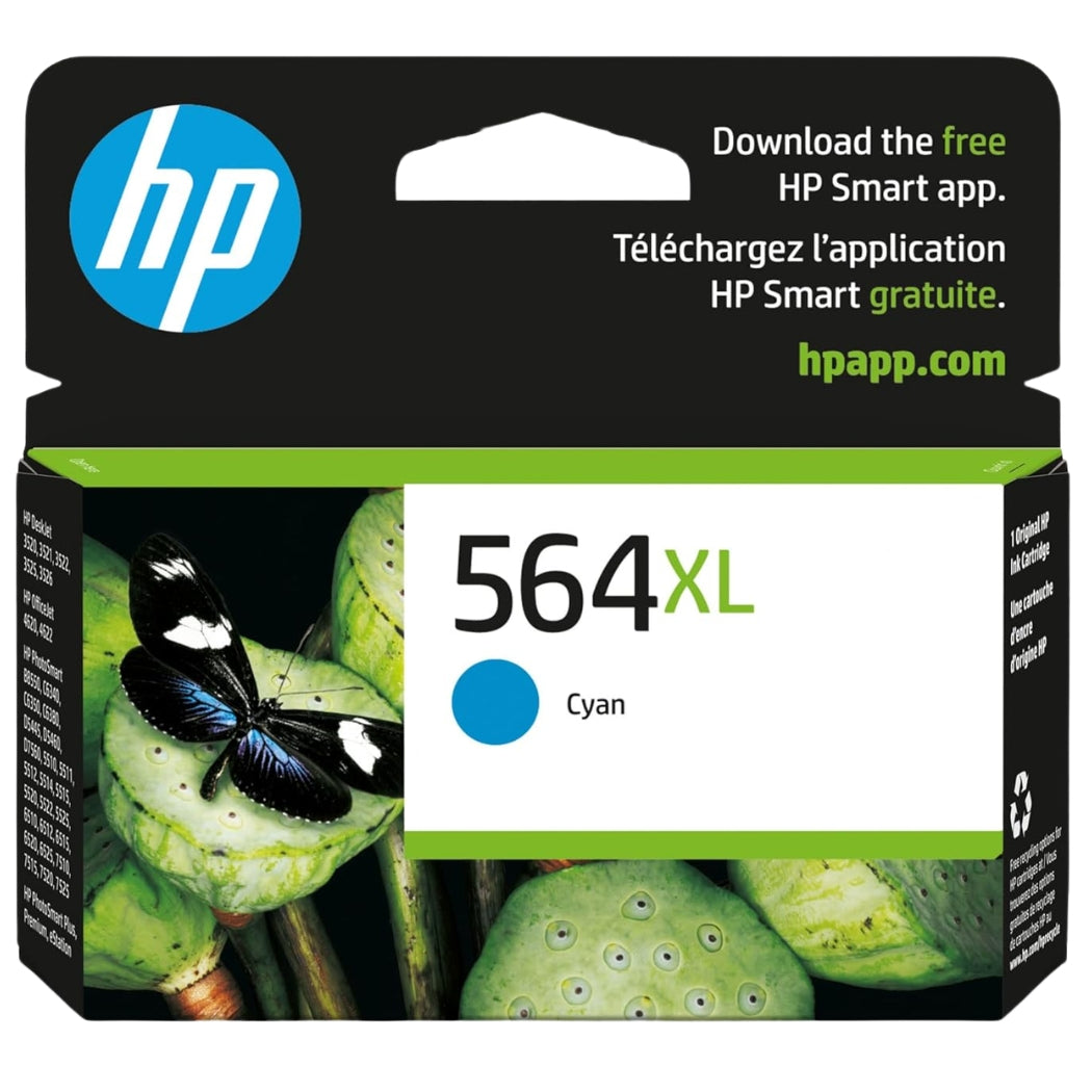 New, Pre-Owned - HP 564XL (CB323WN) Cyan Ink Cartridge