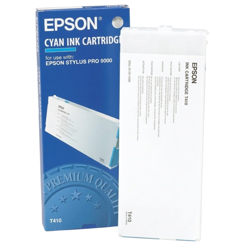 New, Pre-Owned - Epson T410 Standard Yield Cyan Inkjet Cartridge, T410011