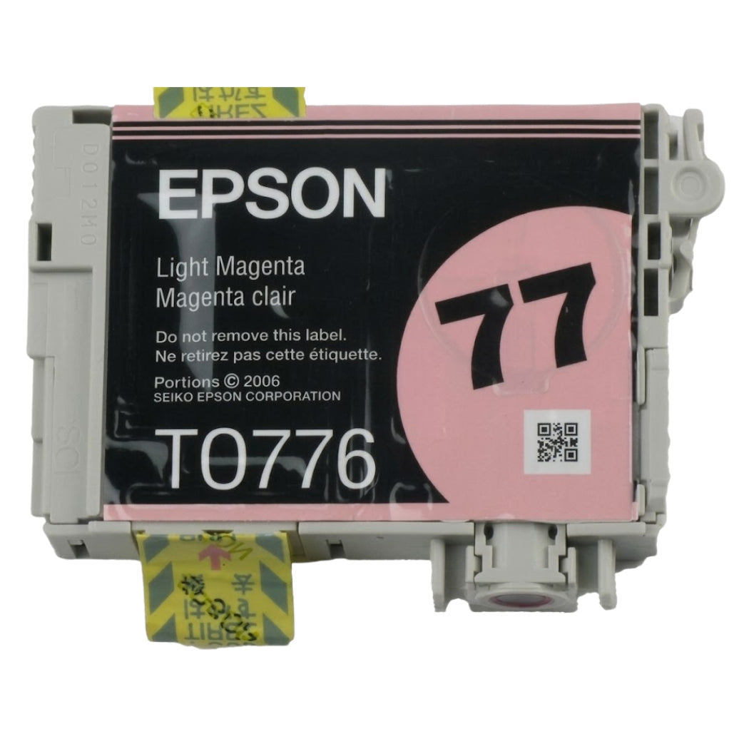New, Pre-Owned - Epson 77 (T0776) Light Magenta Ink Cartridge