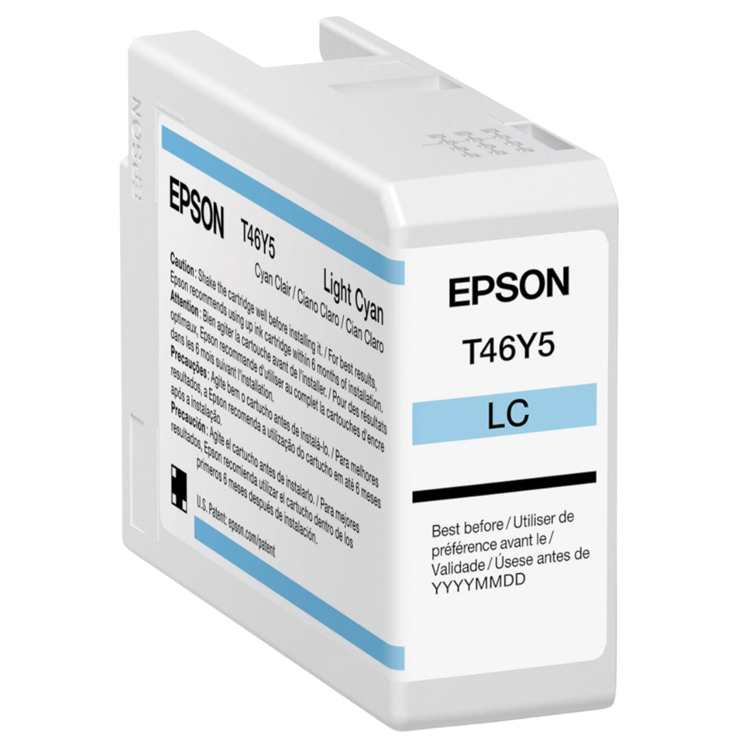 New, Pre-Owned - Epson T46Y5 Standard Yield Light Cyan Ink Cartridge