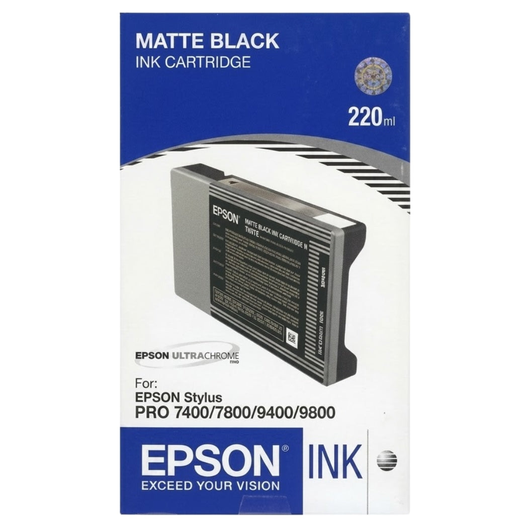 New, Pre-Owned - Epson T5668 Matte Black Standard Yield Ink Cartridge