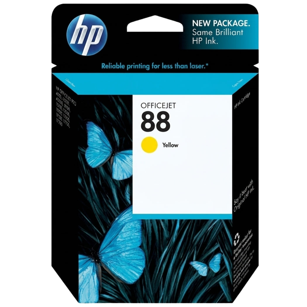 New, Pre-Owned - HP 88 (C9388AN) Yellow Ink Cartridge