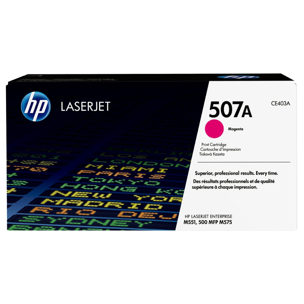New, Pre-Owned - HP 507A Standard-Yield Magenta Toner Cartridge, CE403A