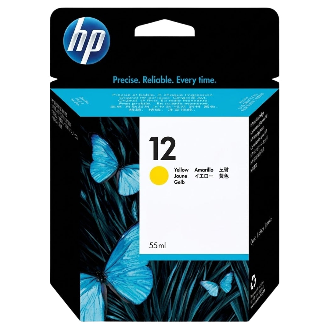 New, Pre-Owned - HP 12 (C4806A) Yellow Ink Cartridge