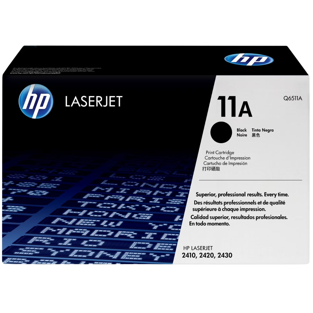 New, Pre-Owned - HP 11A Standard-Yield Black LaserJet Toner Cartridge, Q6511A