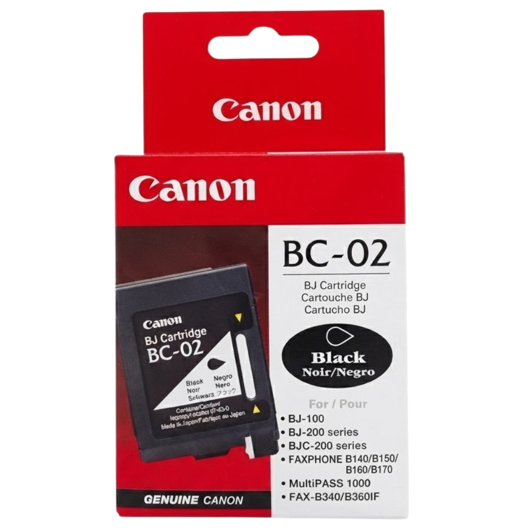 New, Pre-Owned - Canon BC-02 Black Ink Cartridge
