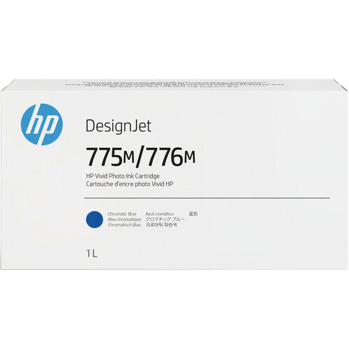 New, Pre-Owned - HP 775M/776M Chromatic Blue DesignJet Ink Cartridge, 3WW86A