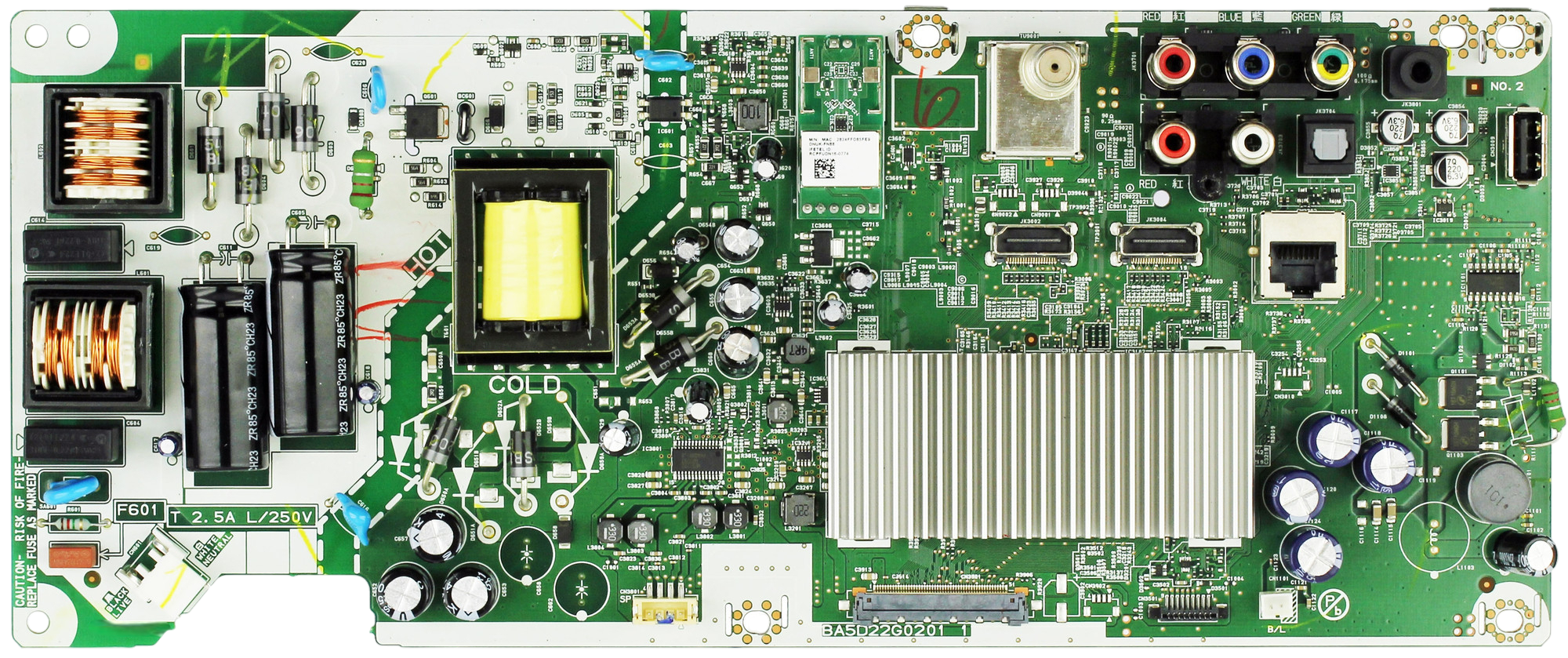 AYD22MMA-002 Philips Main Board/Power Supply, AYD22MMA-002, BA5D22G02011, ME5, 40PFL4901/F7B