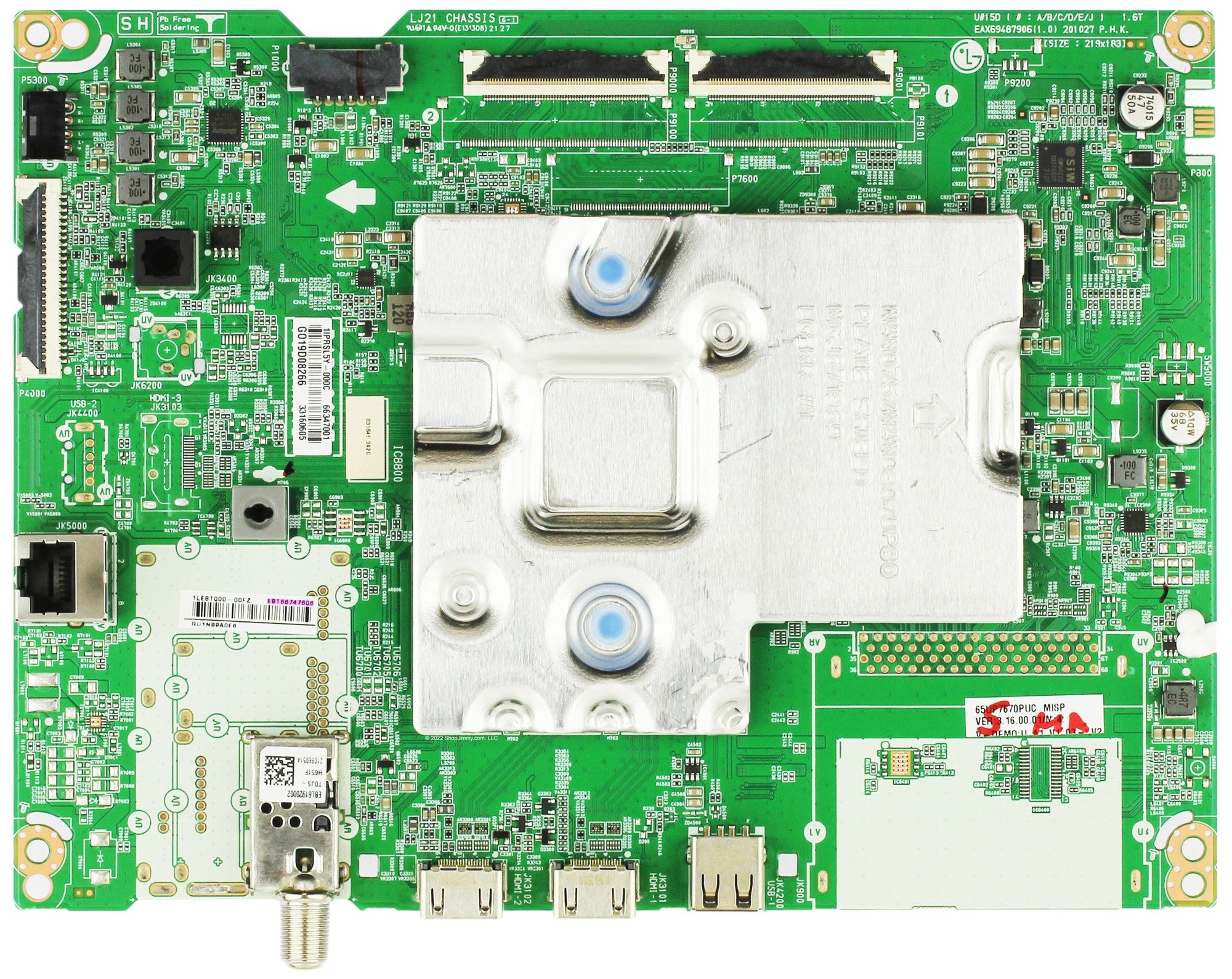 LG EBT66747606 Main Board for 65UP7670PUC.AUSYLKR