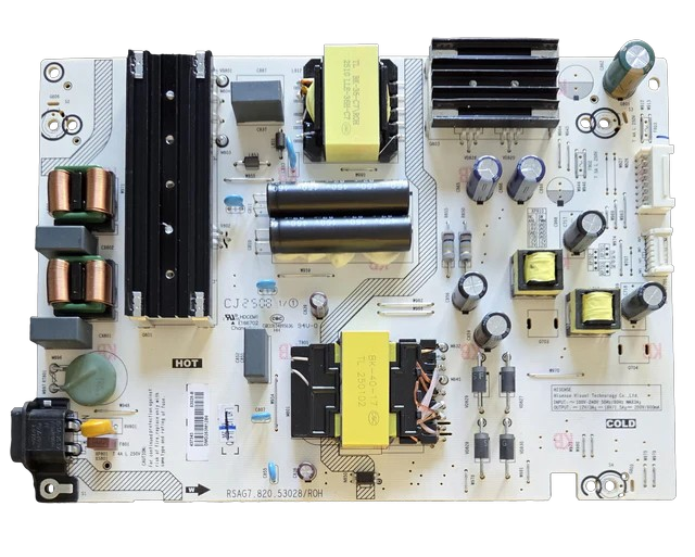 437343 Hisense Power Supply, RSAG7.820.53028/ROH, 65N25098PH00287, 65QD6QF
