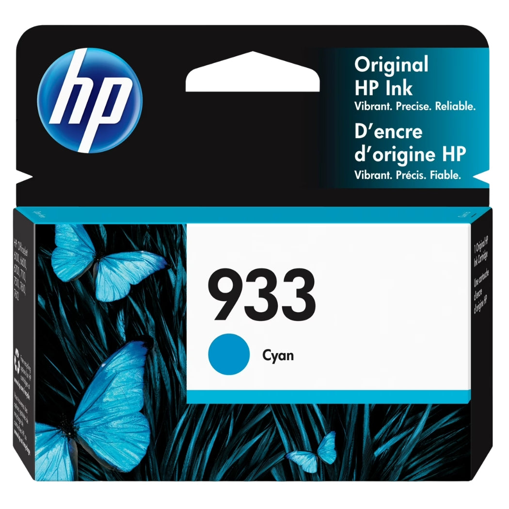 New, Pre-Owned - HP 933 Cyan (CN058AN) Ink Cartridge
