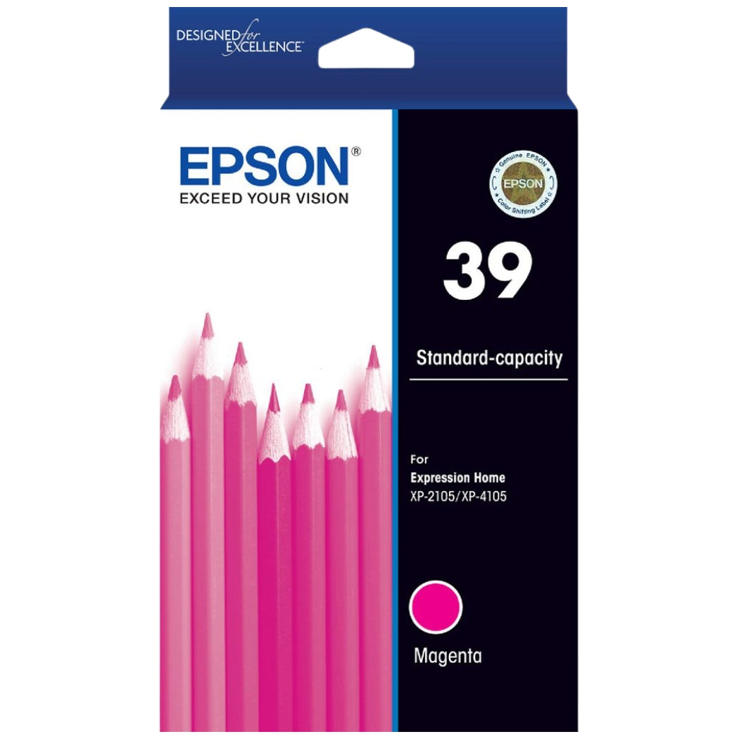 New, Pre-Owned - Epson 39 Standard Yield Magenta Ink Cartridge, C13T04J392