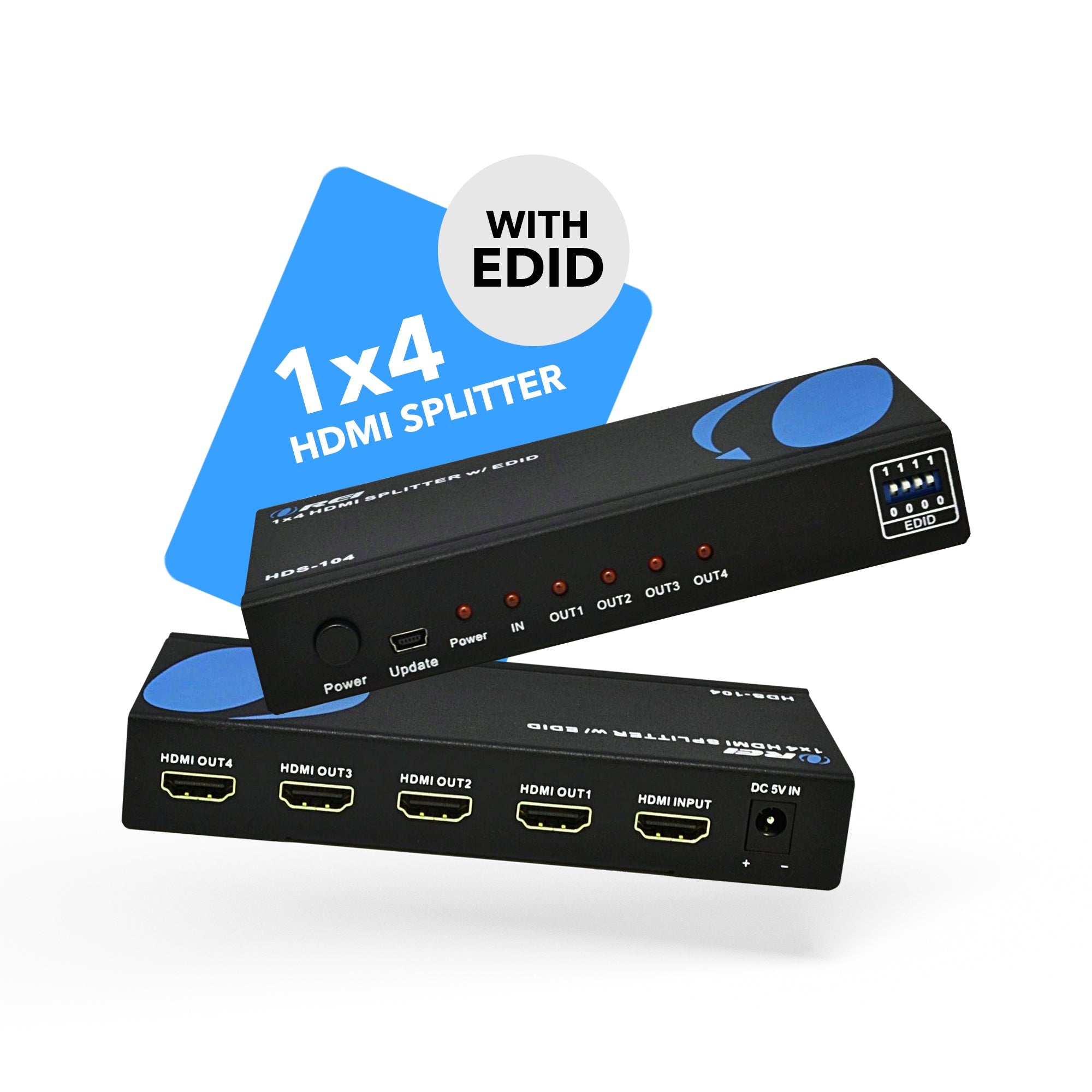 4K@60Hz 1x4 HDMI™ Splitter-HDS-104