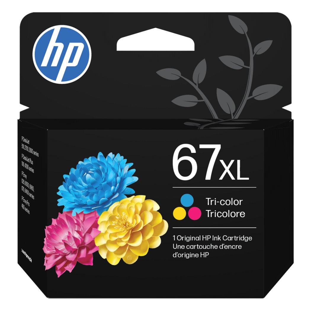 New, Pre-Owned - HP 67XL (3YM58AN) Color Ink Cartridge