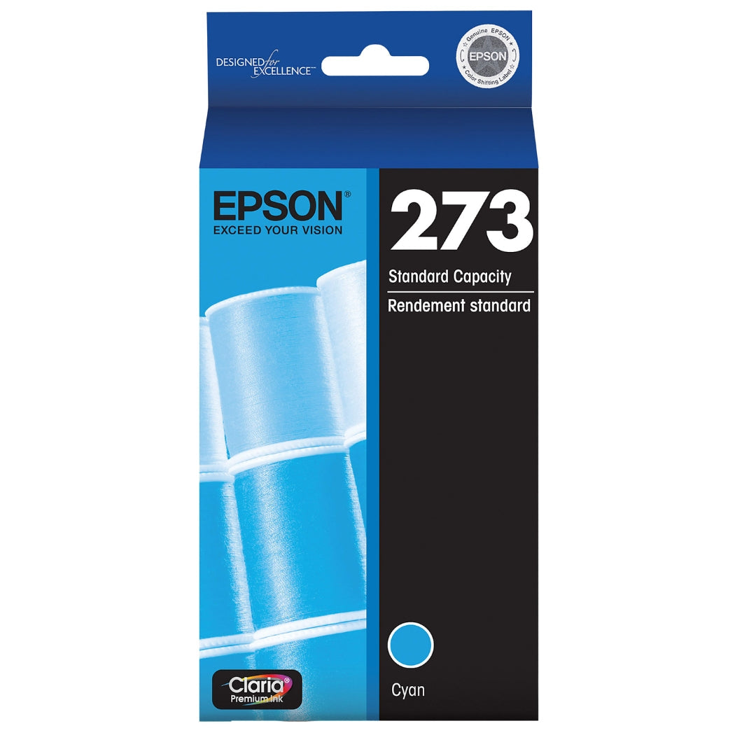 New, Pre-Owned - Epson 273 Cyan Ink Cartridge