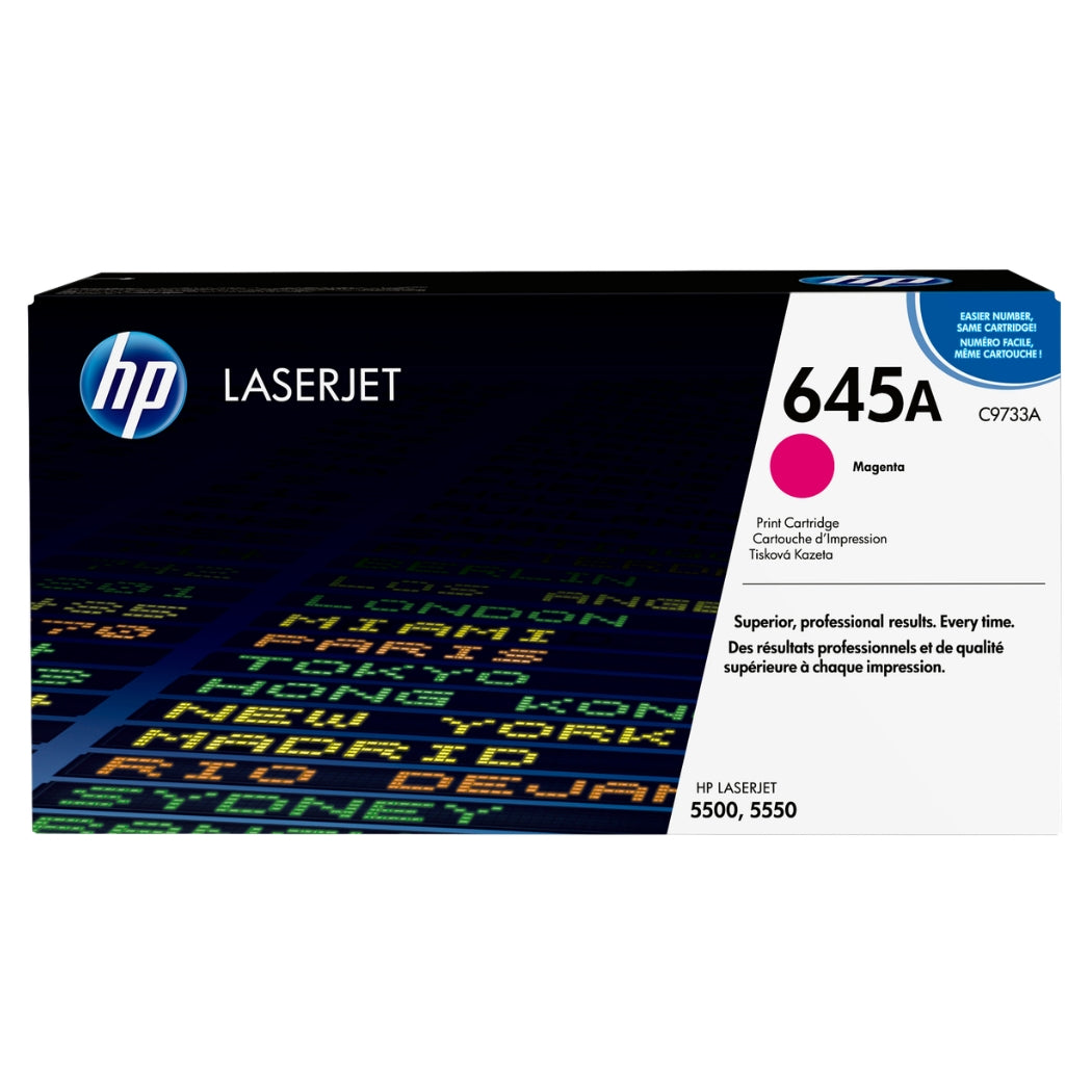 New, Pre-Owned - HP 645A Magenta New, Pre-Owned - LaserJet Toner Cartridge, C9733A