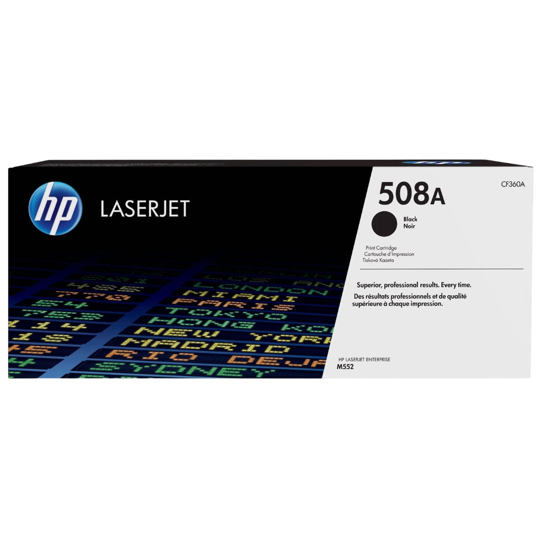 New, Pre-Owned - HP 508A Standard-Yield Black Toner Cartridge, CF360A