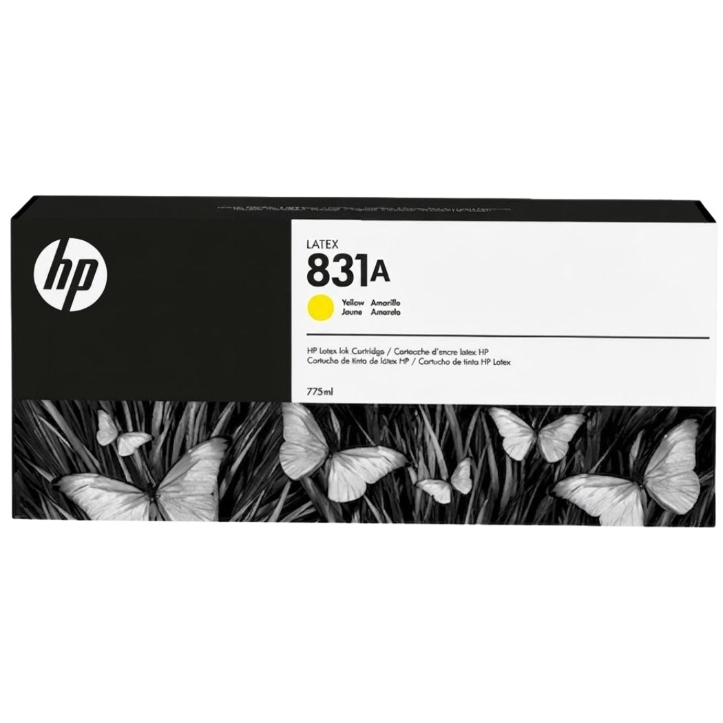 New, Pre-Owned - HP 831A Yellow 775ml Ink Cartridge, CZ685A