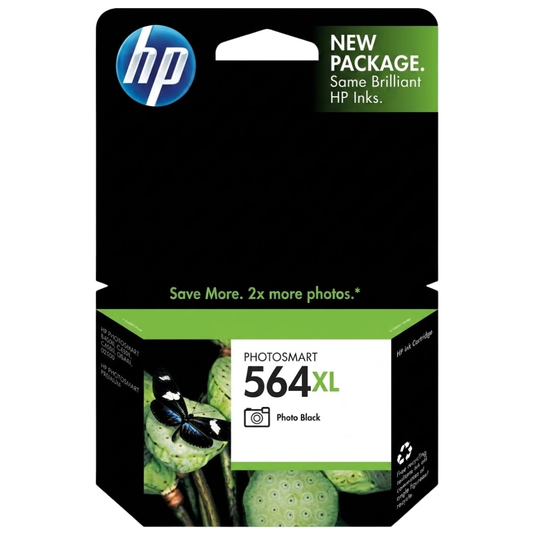 New, Pre-Owned - HP 564XL (CB322WN) Photo Black Ink Cartridge