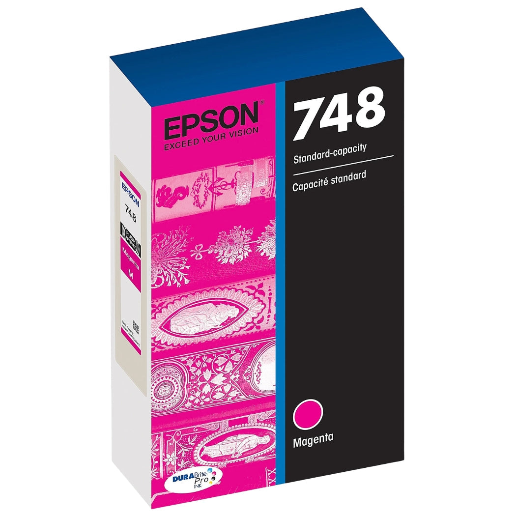 New, Pre-Owned - Epson 748 Standard-Yield Magenta DURABrite Pro Ink Cartridge, T748320