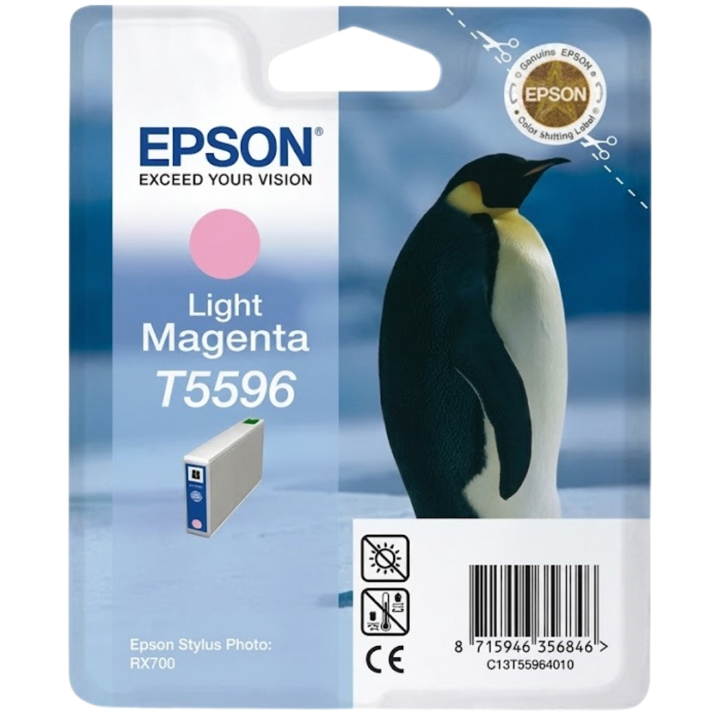 New, Pre-Owned - Epson T5596 Standard Yield Light Magenta Ink Cartridge, C13T55964010