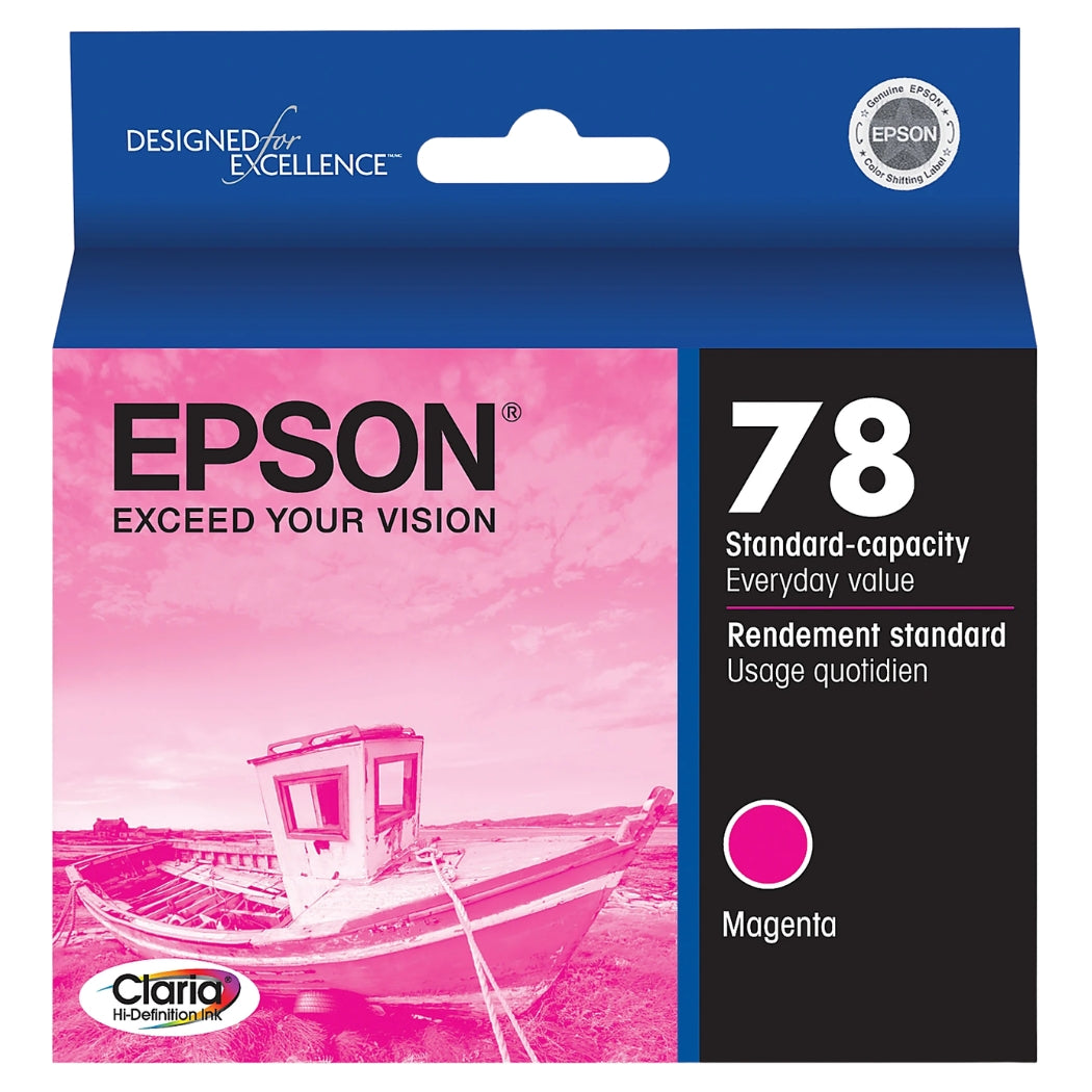 New, Pre-Owned - Epson 78 (T078320) Magenta Ink Cartridge