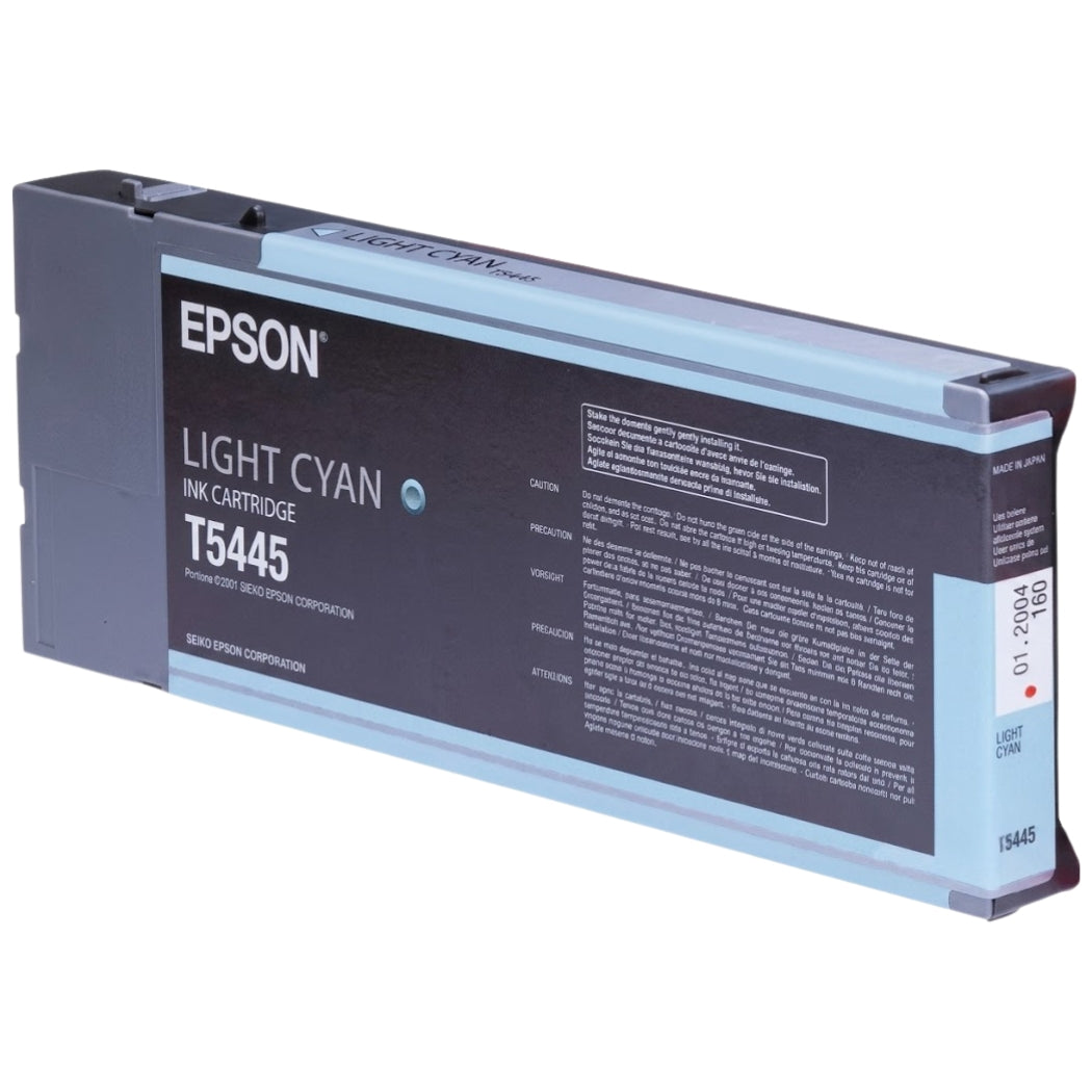 New, Pre-Owned - Epson T5445 High-Yield Light Cyan 220ml Ink Cartridge, T544500