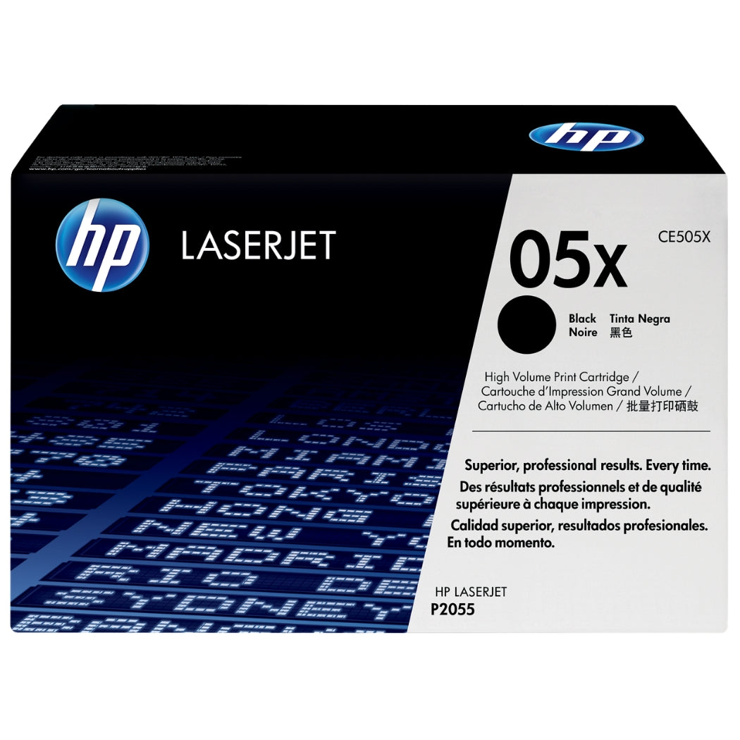 New, Pre-Owned - HP 05X High Yield Dual Black LaserJet Toner Cartridge, CE505X