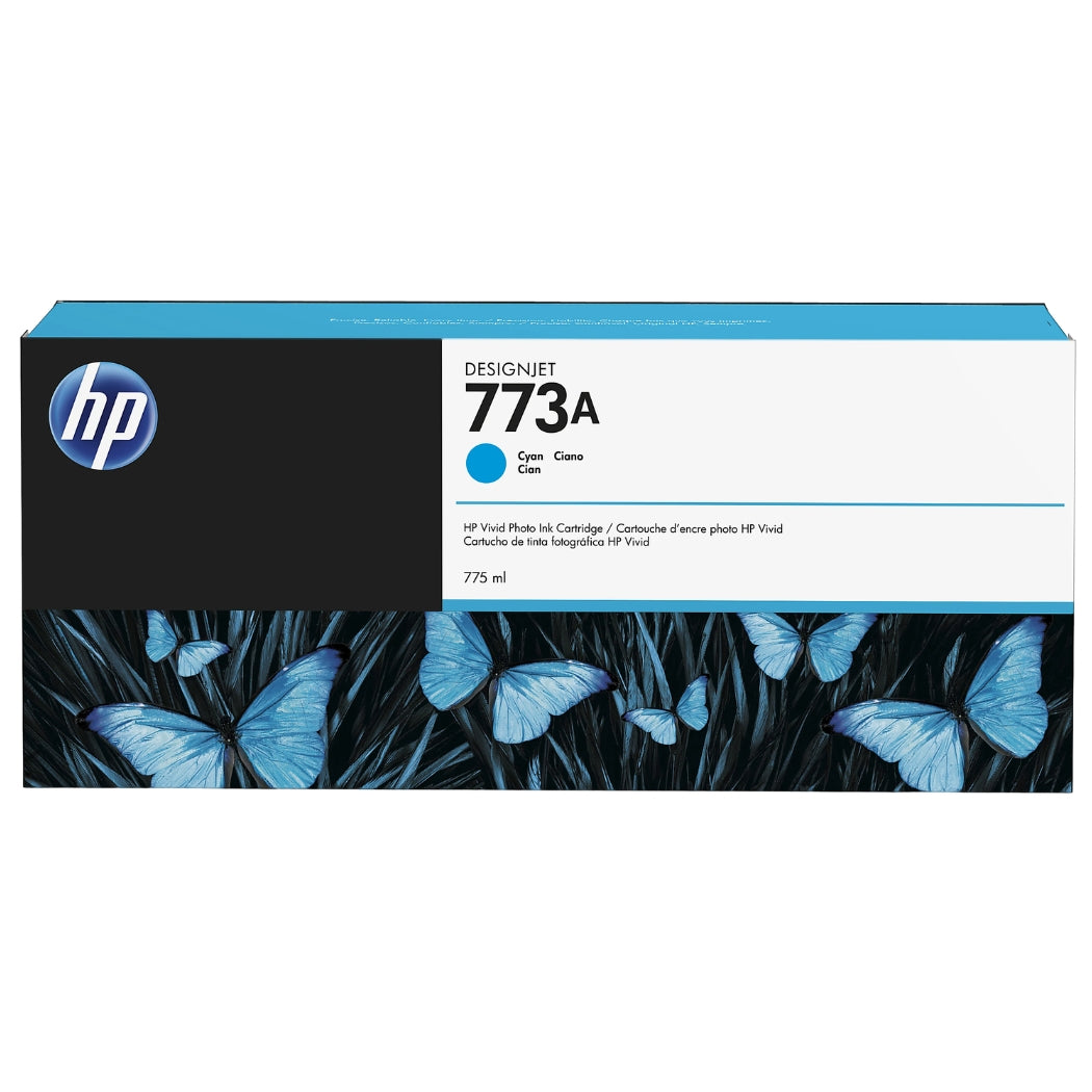 New, Pre-Owned - HP 773A Standard Yield Cyan Toner Cartridge, C1Q26A