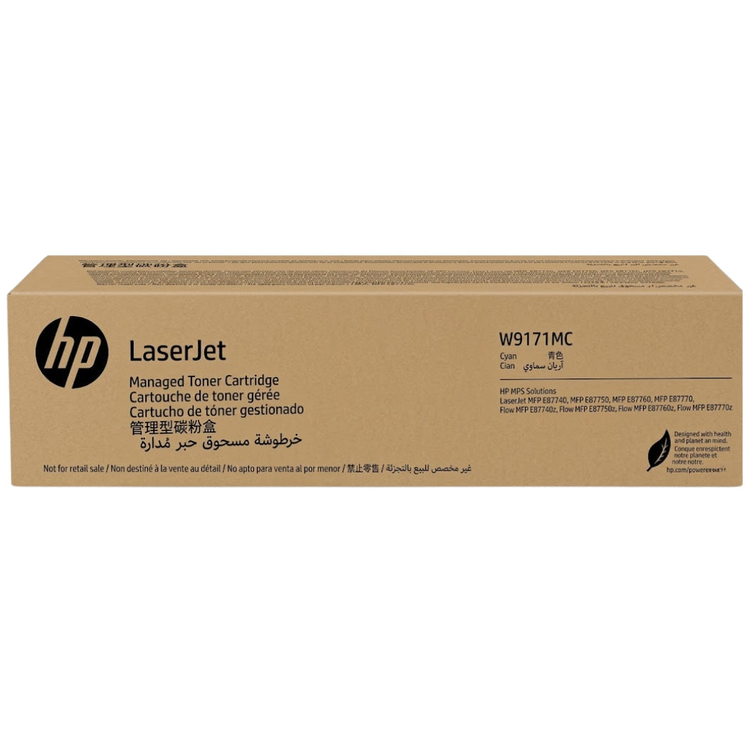 New, Pre-Owned - HP W9171MC High Yield Cyan Toner Cartridge