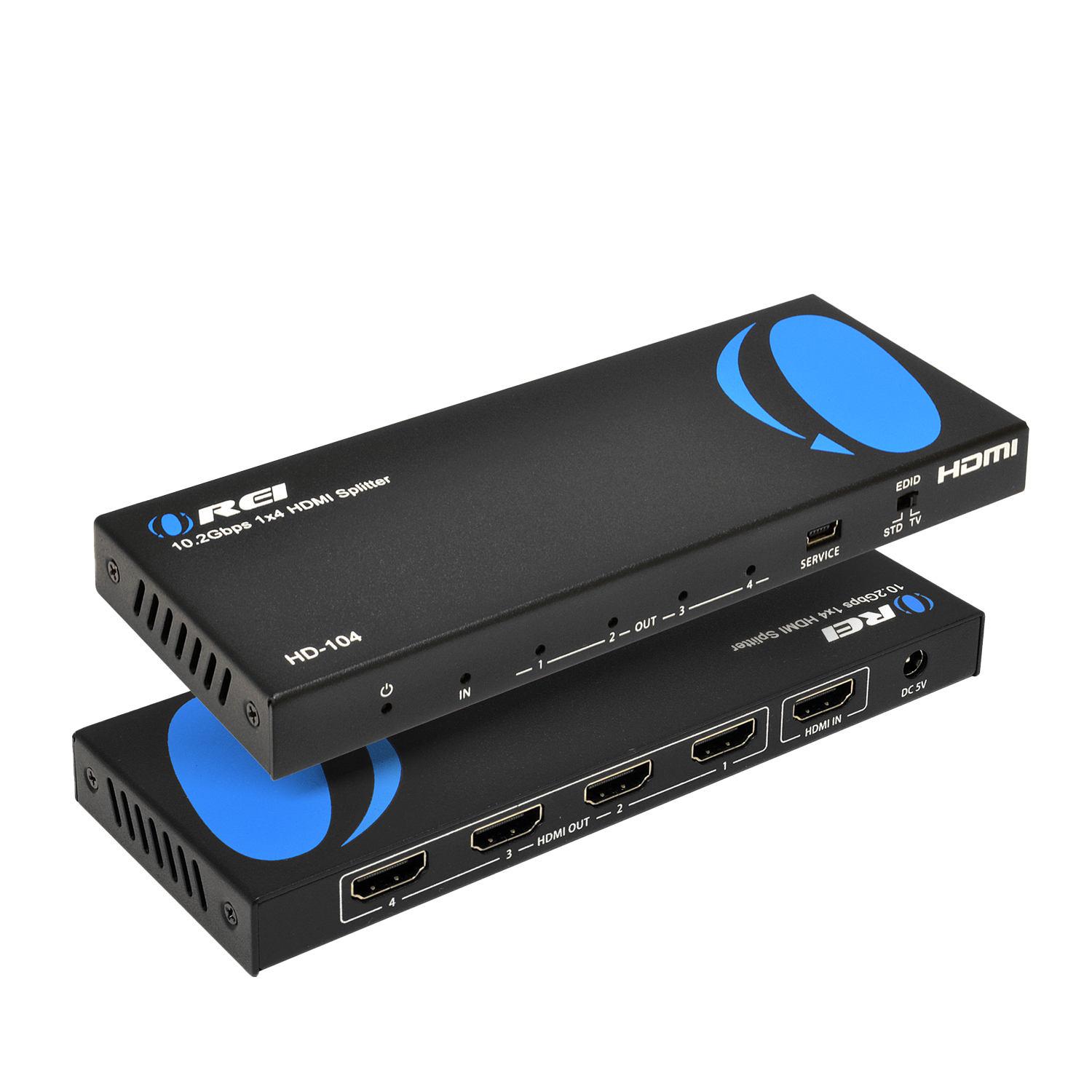 4K@30Hz 1x4 HDMI™ Splitter (HD-104)